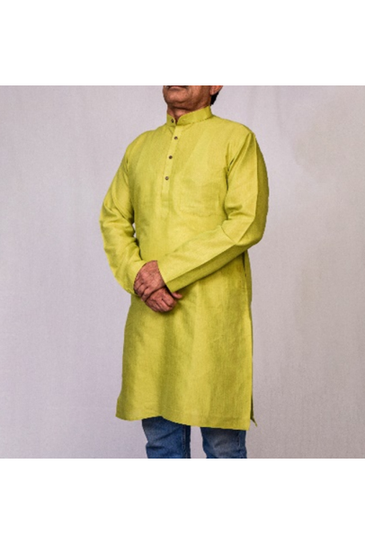 Men's Kurta - Plain Fabric - Handloom